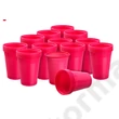 Műanyag pohár, 2dl, színes- magenta