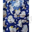 Műtéti sapka textil, pamut, hátul kötővel