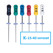 Endo K-File, NITI, 6 db-  Kerr- tű (25mm) több méretben választható