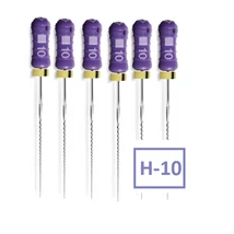 Endo H-File , NITI, 6 db-  Headstrom reszelő 10, (21mm)