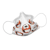 Orvosi maszk, Smily, mosolygós mintával, 50 db, gumis