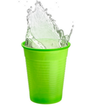Műanyag pohár, 2dl, színes- avocado zöld