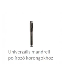 Mandrell polírozó koronghoz