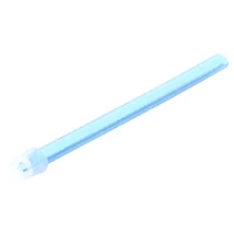 Nyálszívó, 15 cm, rugalmas, levehető kupakkal, világoskék