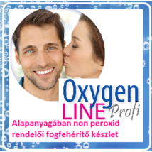 OxygenLINE non-peroxid rendelői fogfehérítő készlet
