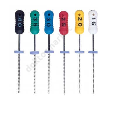 Endo H-File, NITI, 6 db- Headstrom reszelő 15-40 (25mm)