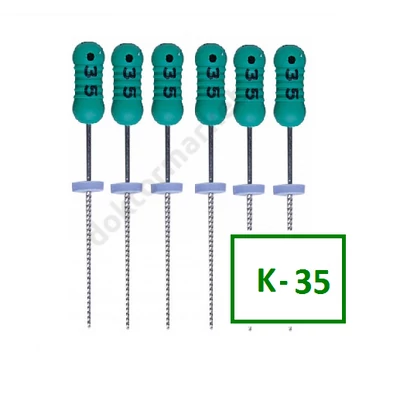 Endo K-File , NITI, 6 db-  Kerr- tű 35 (25mm)