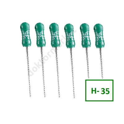 Endo H-File , NITI, 6 db-  Headstrom reszelő 35  (31mm)
