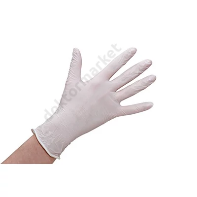 Steril kesztyű, latex púderezett, 1 pár