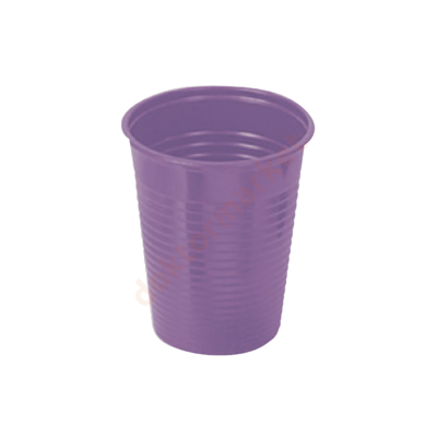 Műanyag pohár, 2dl, színes- lila
