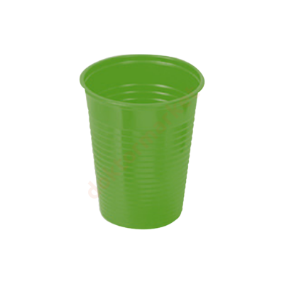 Műanyag pohár, 2dl, színes-  zöld