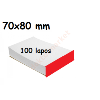 Keverőblokk 70x80 mm 100 lapos MB