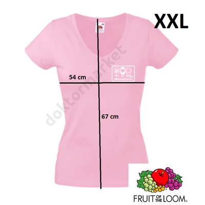 Színes pólók, fogászati emblémával, Rózsaszín XXL