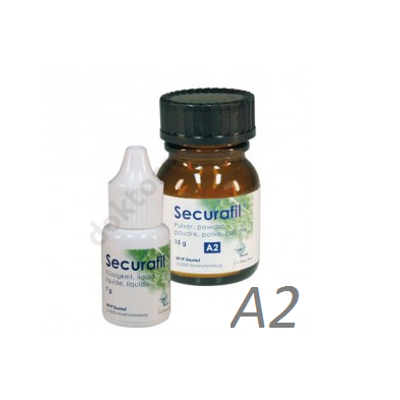 Securafil üvegionomer tömőanyag 15g/10g A2 színben ( 25g)