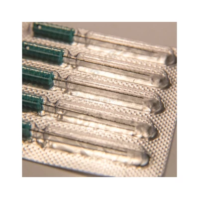 Idegtű, Donaldson 10 db, zöld 21 mm